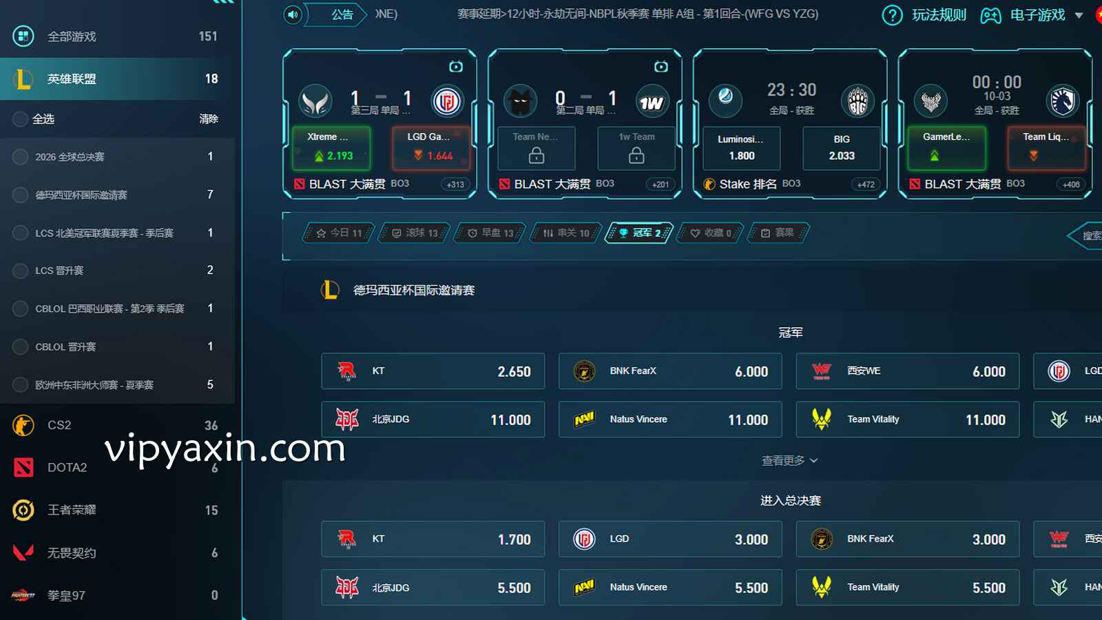 亚新体育深度解析：体育盘口与电竞盘口对比，玩法有何相同与不同？